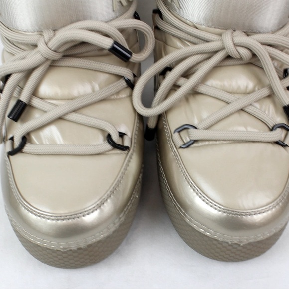 NIB [Rudsak] Mace Metallic Ivory Winter Puffy Moon Boots Women's EU 36/37 / US 6 - Picture 7 of 13